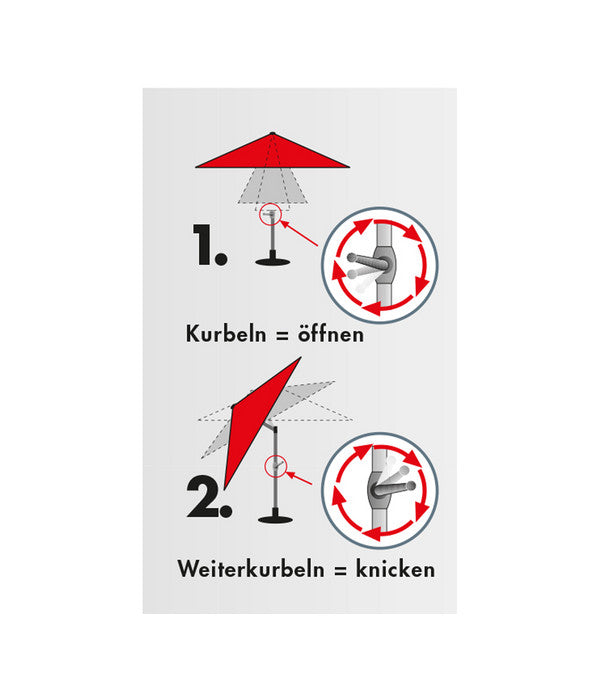  Doppler Sonnenschirm Expert Auto Tilt, Rund, Ca. Ø320 Cm