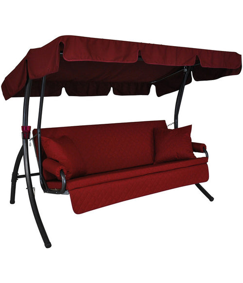  Angerer Hollywoodschaukel Trend Joy Bordeaux, 3-Sitzer
