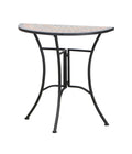  Siena Garden Anstelltisch Prato, Halbrund, Ca. B35,5/H71,5 Cm