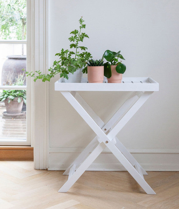  Cinas Tabletttisch, Ca. B60/H65/T40 Cm
