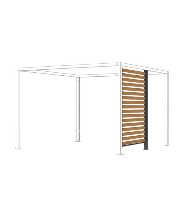  Siena Garden Schattenmanufaktur® Pergola Blende Holzoptik