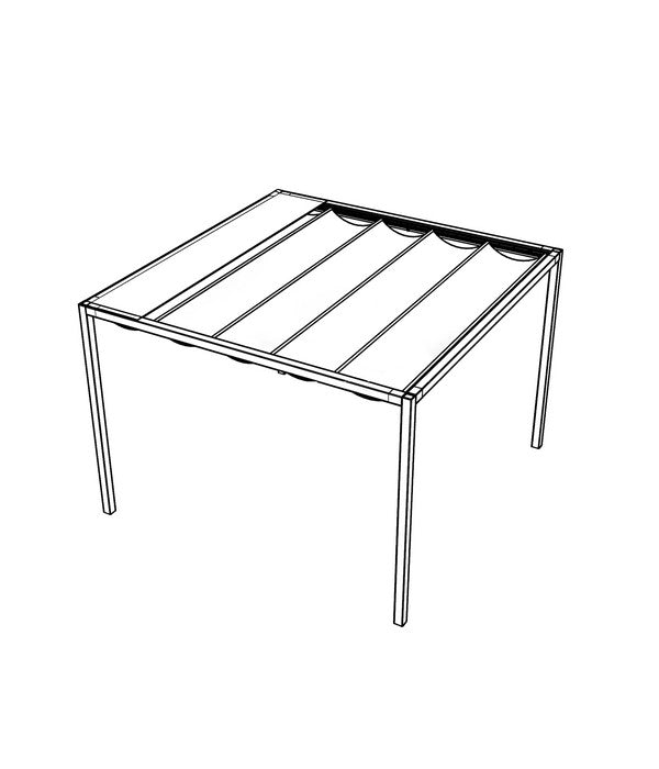  Siena Garden Schattenmanufaktur® Pergola Basis Libera, Ca. B315/H217/T315 Cm