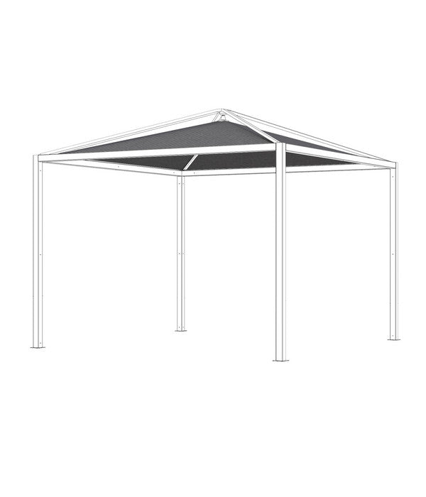  Siena Garden Schattenmanufaktur® Pergola Dachbezug Comuna, Ca. B300/T300