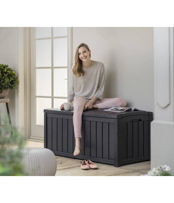  Keter Aufbewahrungsbox Glenwood, 390 Liter, Ca. B128/H61/T65 Cm