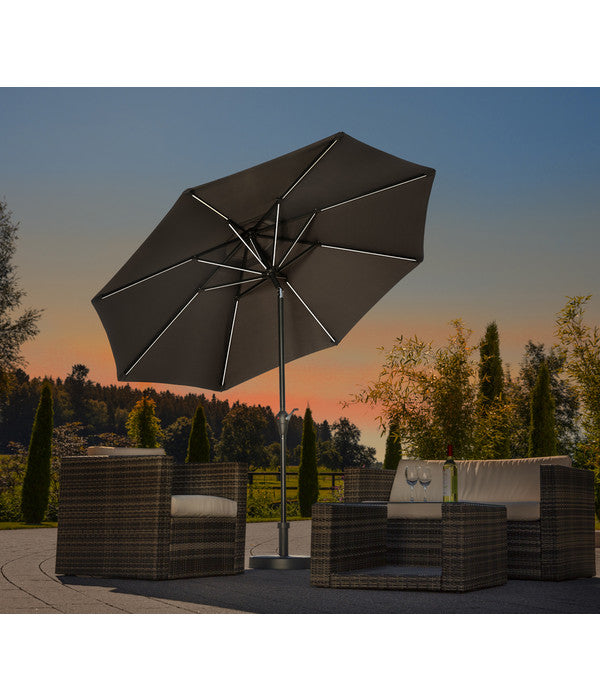  Schneider Sonnenschirm Blacklight, Rund, Ca. Ø270 Cm