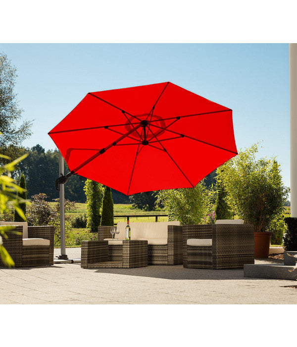  Schneider Premium Ampelschirm Bermuda, Rund, Ca. Ø350 Cm