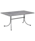  MWH Streckmetalltisch, Eisengrau, Ca. B160/H74/T90 Cm