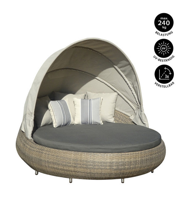  Dehner Sunlounger Florida, Ca. B160/H70/T220 Cm