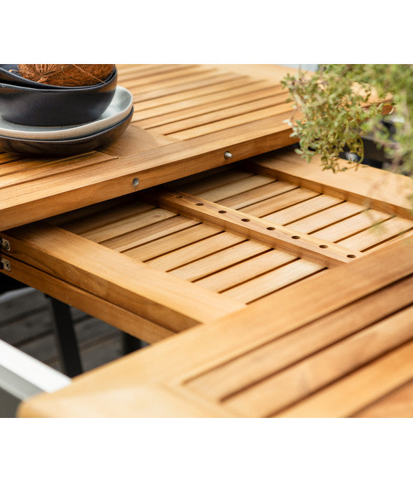  Dehner Teak-Ausziehtisch Colmar, Ca. B152-210/H76/T89 Cm
