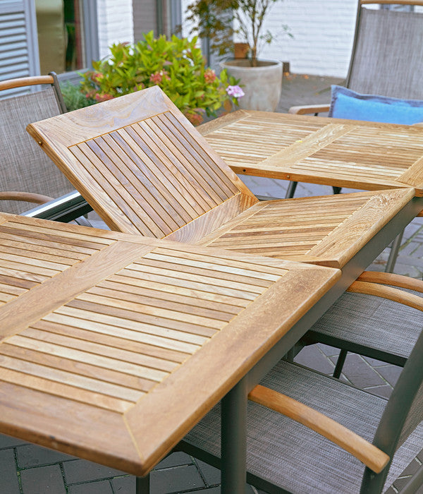  Dehner Teak-Ausziehtisch Colmar, Ca. B152-210/H76/T89 Cm