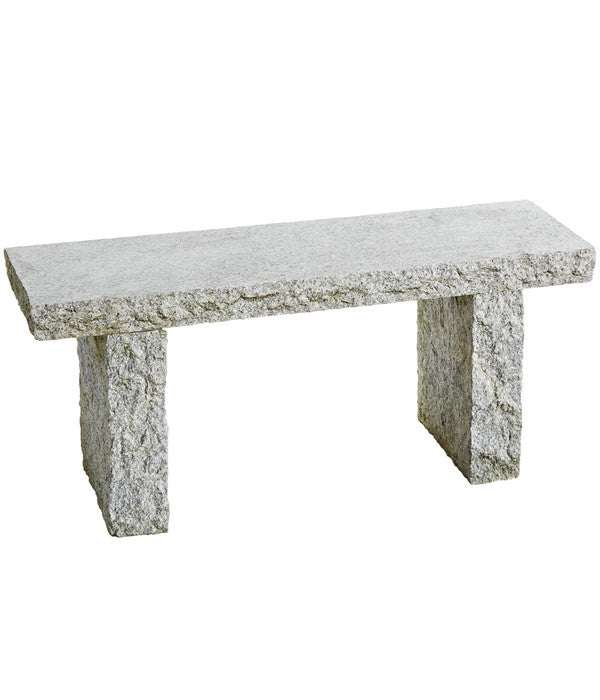  Dehner Granit-Gartenbank, 2-Sitzer