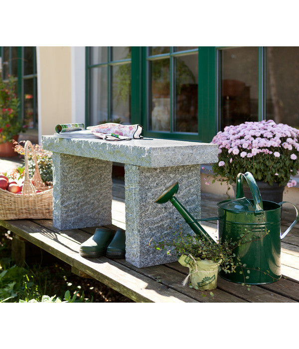  Dehner Granit-Gartenbank, 2-Sitzer