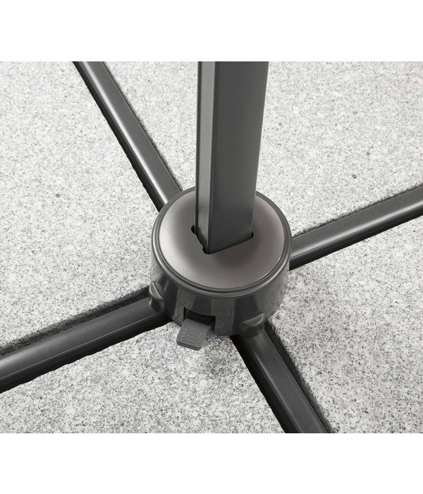  Schneider Classics Ampelschirm Rhodos Junior, Quadratisch, Ca. B270/T270 Cm
