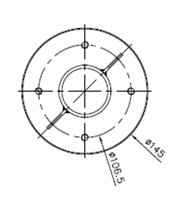  Dehner Bodenhülse Für Ampelschirme, Ø 14,5 X 40 Cm
