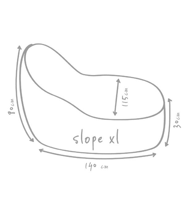  Outbag Outdoor-Sitzsack Slope XL Plus