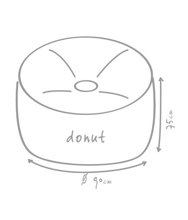 Outbag Outdoor-Sitzsack Donut Plus