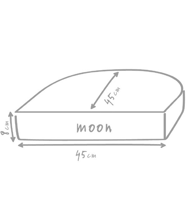  Outbag Outdoor-Sitzkissen Moon Plus, Ca. B45/H8/T45 Cm