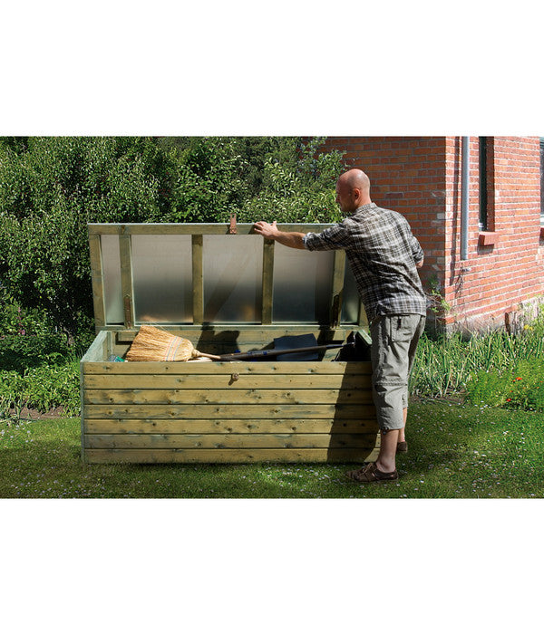  Weka Garten- Und Terrassentruhe, Ca. B188/H70/T78 Cm