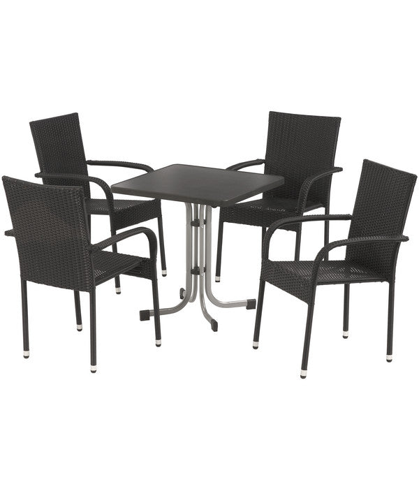  Sieger Boulevard-Klapptisch Mecalit®-PRO, Ca. B70/H72/T70 Cm
