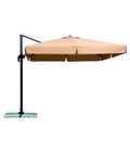  Schneider Classics Sonnenschirm Rhodos, Holzoptik, Quadratisch Ca. B300/T300 Cm