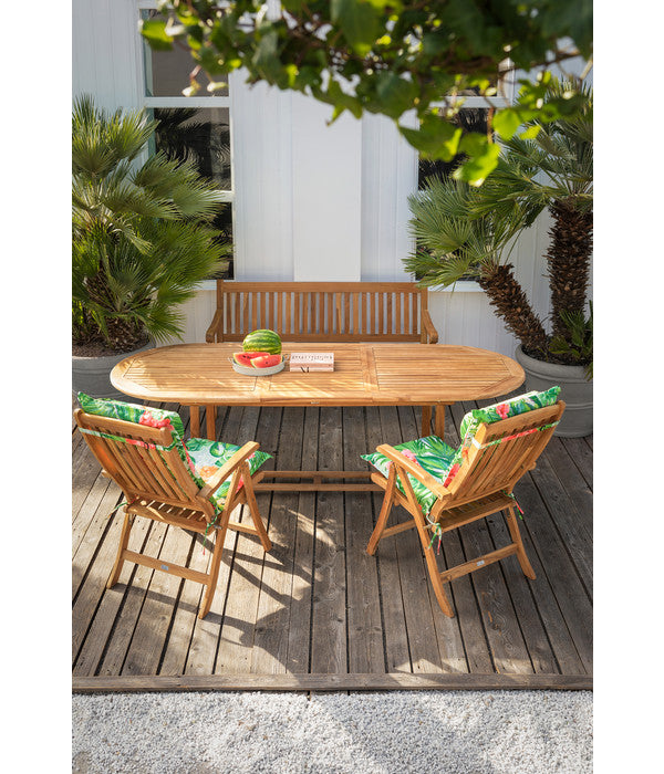  Dehner Hochlehnerpolster Varadero, Ca. B120/H8/T50 Cm