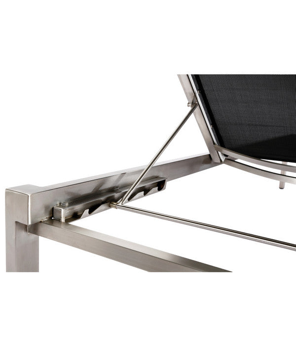  Best Rollliege Marbella, Edelstahl, Schwarz, Ca. B67/H33/T200 Cm