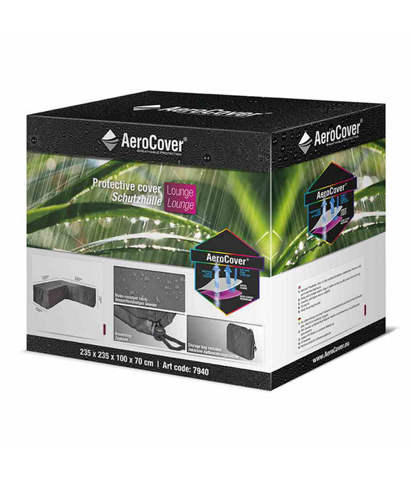  AeroCover Loungesethülle L-Form, 235x235x100xH 70 Cm