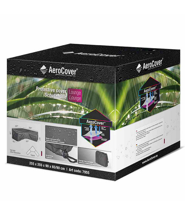  AeroCover Loungesethülle L-Form, 255x255x90x65/90 Cm