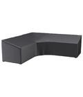  AeroCover Loungesethülle L-Form, 255x255x90x65/90 Cm