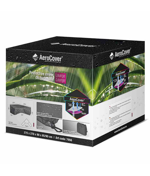  AeroCover Loungesethülle L-Form, 270x270x90x65/90 Cm