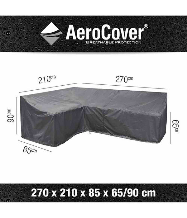  AeroCover Loungesethülle L-Form, 270 Links X210x85xH 65/90 Cm
