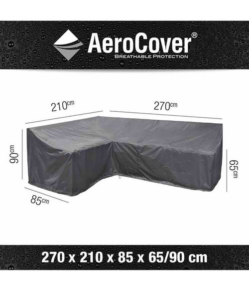  AeroCover Loungesethülle L-Form, 270 Links X210x85xH 65/90 Cm