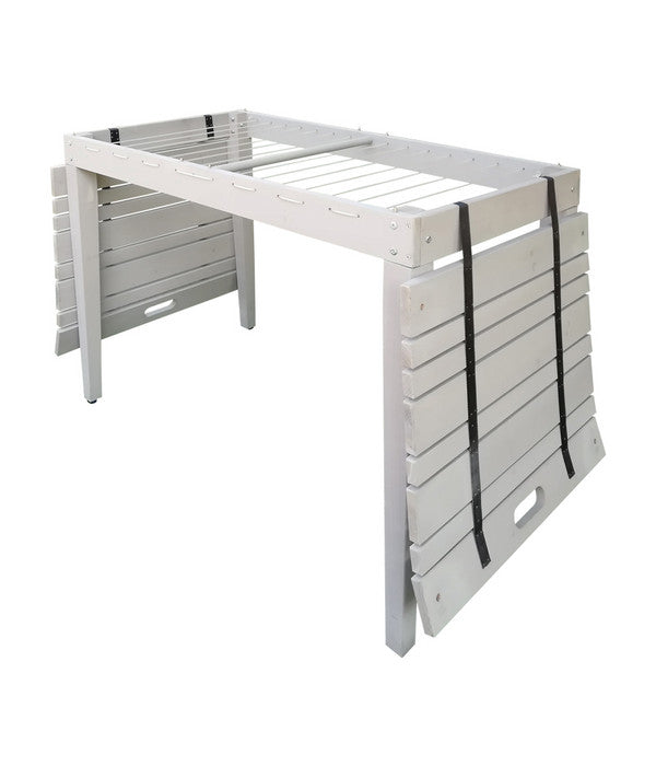  Habau Balkontisch Mit Wäscheleine, Ca. B106/H75/T60 Cm