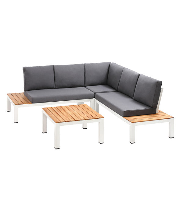  Dehner Aluminium-Lounge Malibu, 2-teilig