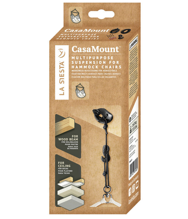  La Siesta Multizweck-Befestigung Casa Mount, Schwarz
