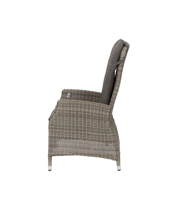  Siena Garden Multipositionssessel Calado, Taupe-grau
