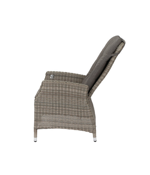  Siena Garden Multipositionssessel Calado, Taupe-grau