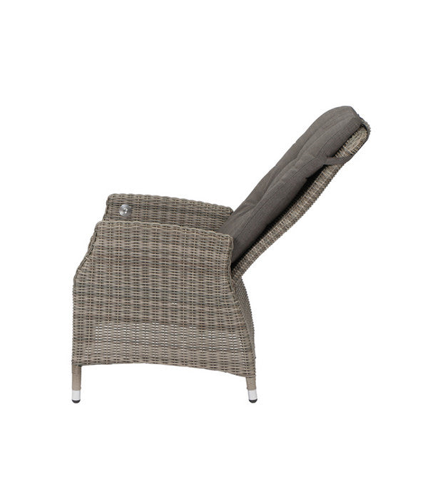  Siena Garden Multipositionssessel Calado, Taupe-grau