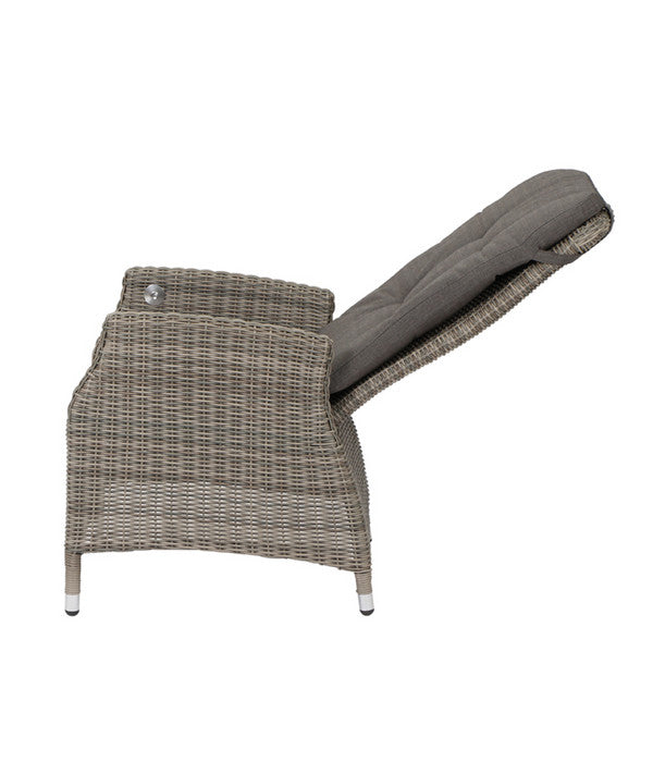  Siena Garden Multipositionssessel Calado, Taupe-grau