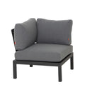  Siena Garden Eckteil Alvida, Grau, Ca. B74/H75/T74 Cm