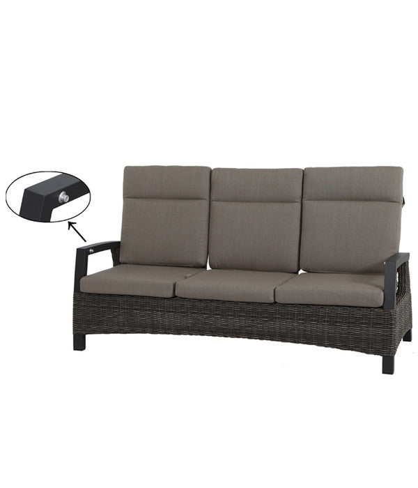  Siena Garden Bank Corido, 103 X 206 X 87 Cm