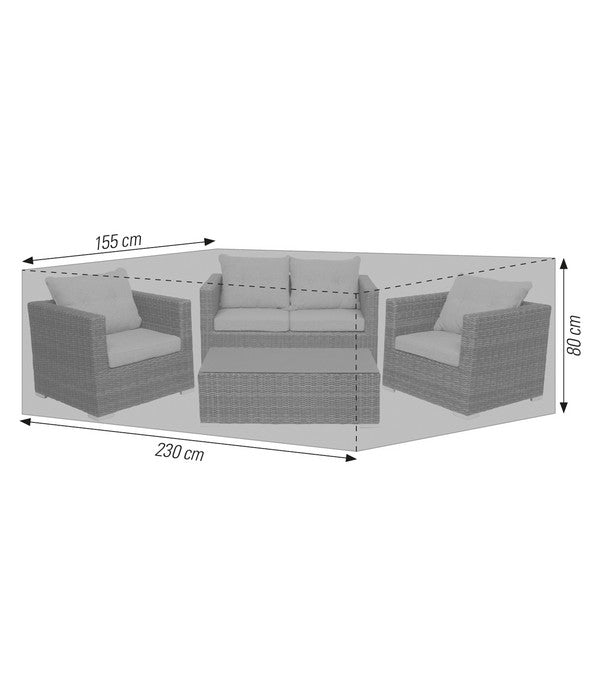  Acamp Schutzhülle Für Loungemöbel, Ca. B230/H80/T155 Cm