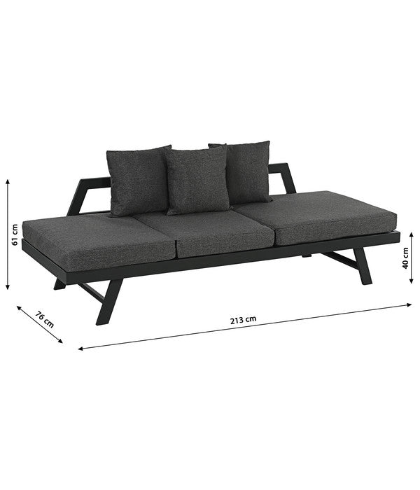  Dehner Funktionsliege Seattle