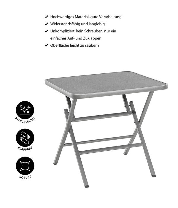  Dehner Klapptisch Chicago, Eckig