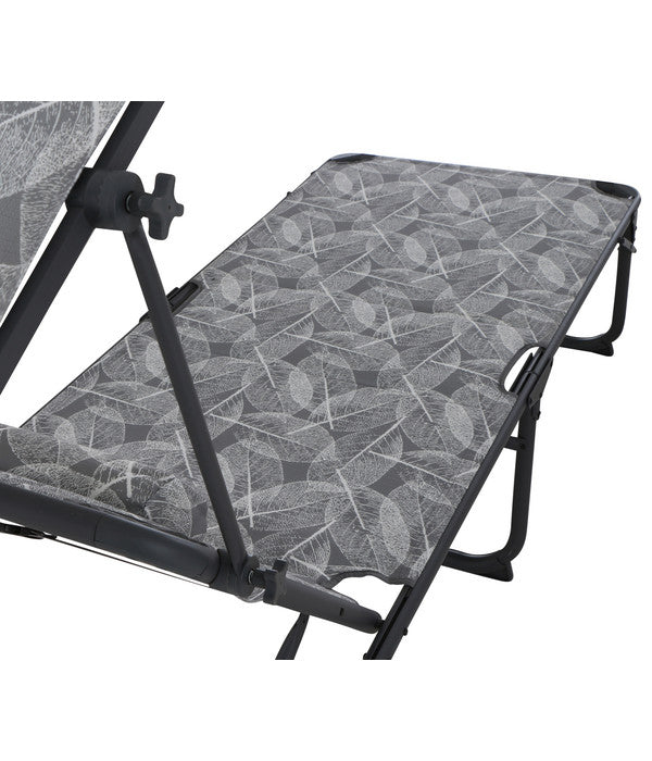  Siena Garden Campingliege Natura, Grau, Ca. B69/H43/T200 Cm