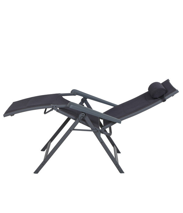  Siena Garden Camping Relaxstuhl Premium, Anthrazit