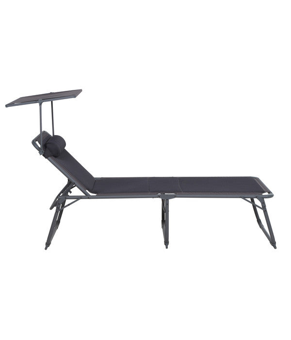  Siena Garden Campingliege Premium, Anthrazit, Ca. B69/H43/T200 Cm