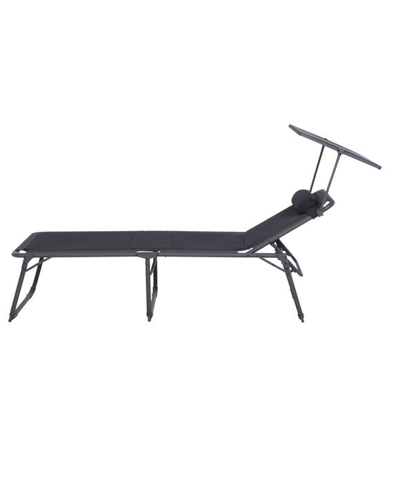  Siena Garden Campingliege Premium, Anthrazit, Ca. B69/H43/T200 Cm