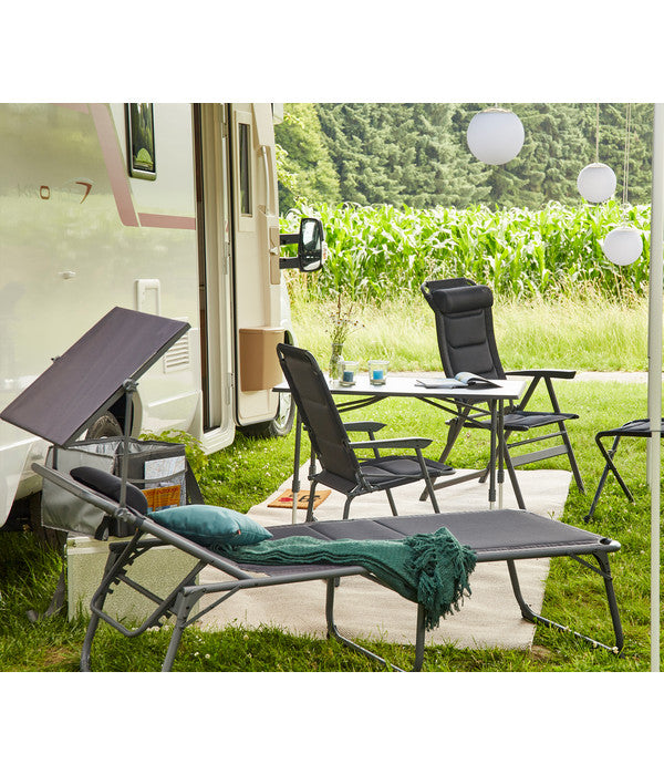  Siena Garden Campingliege Premium, Anthrazit, Ca. B69/H43/T200 Cm