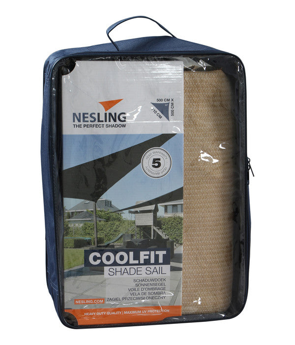  Nesling Sonnensegel Coolfit, Dreieckig, Ca. B500/T710 Cm